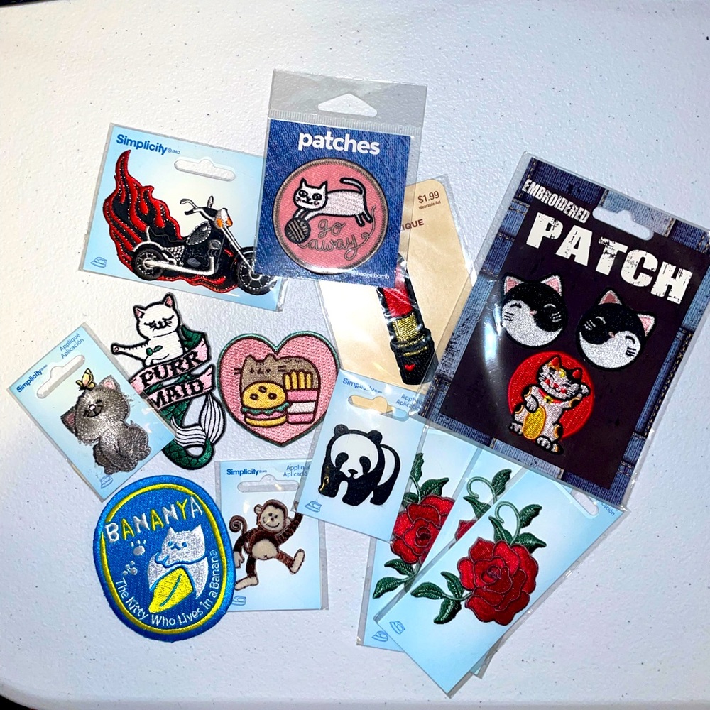 Iron on patch bundle